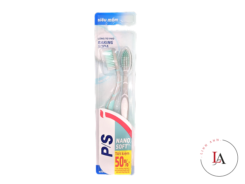 Bàn Chải P/s trắng tự nhiên vỉ 2